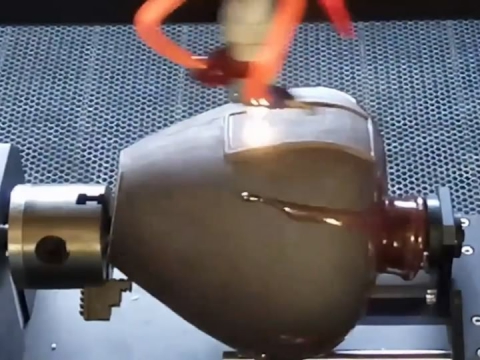 帶旋轉附件的激光雕刻陶瓷瓶