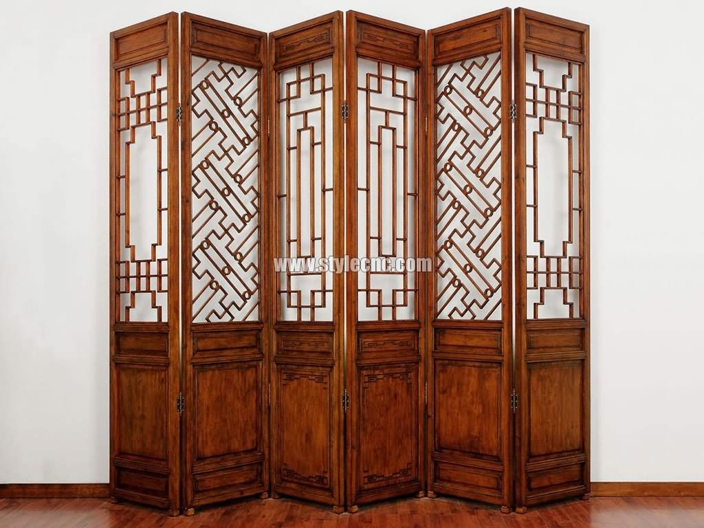 木屏風鏤空雕刻項目