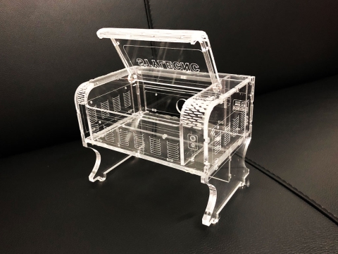 激光切割透明亞克力3D拼圖 CO2 激光切割機套件