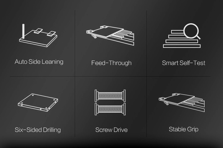 全自動數控六面鉆孔機特點 全自動數控六面鉆孔機特點