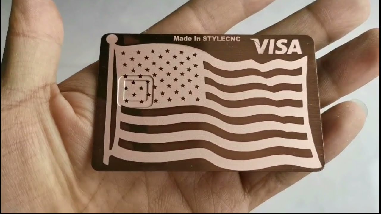 如何使用激光雕刻機 DIY 金屬信用卡？