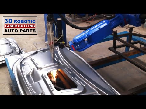 3D 機器人光纖激光金屬切割機