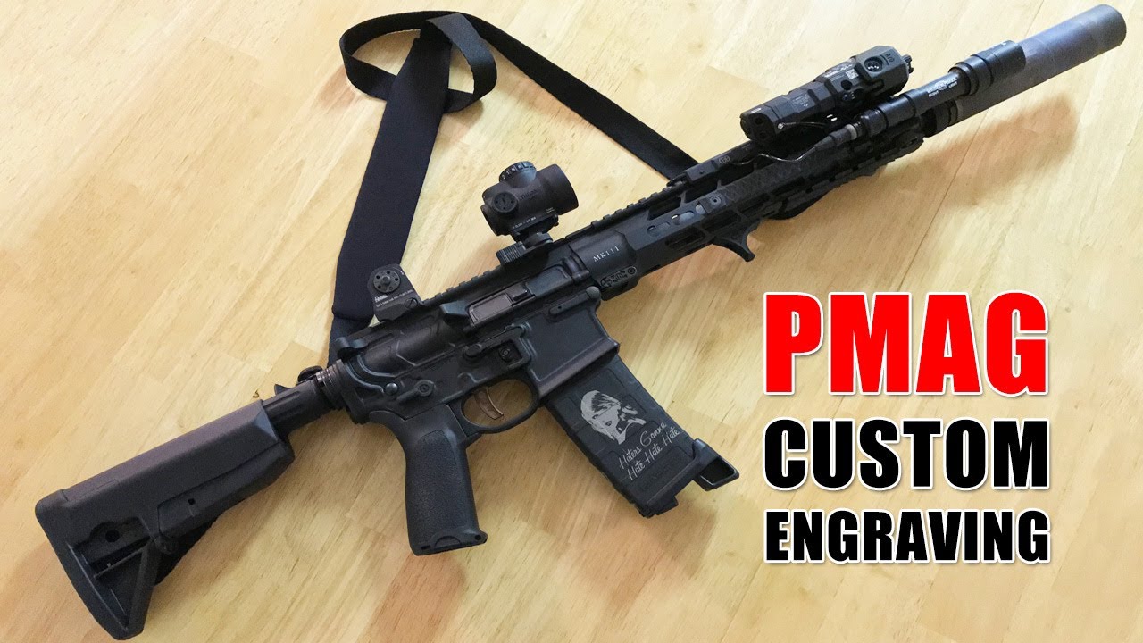 如何使用激光點畫機為槍支定制PMAG？