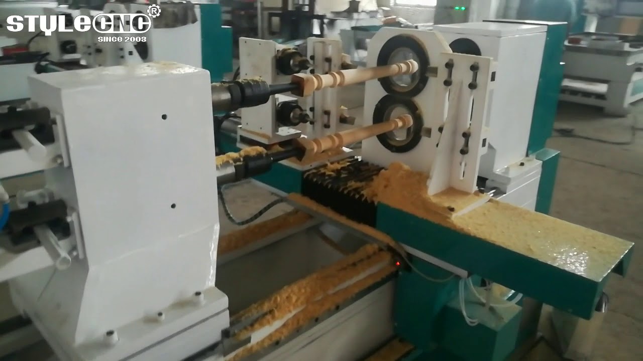 數(shù)控雙軸四刀木工車床